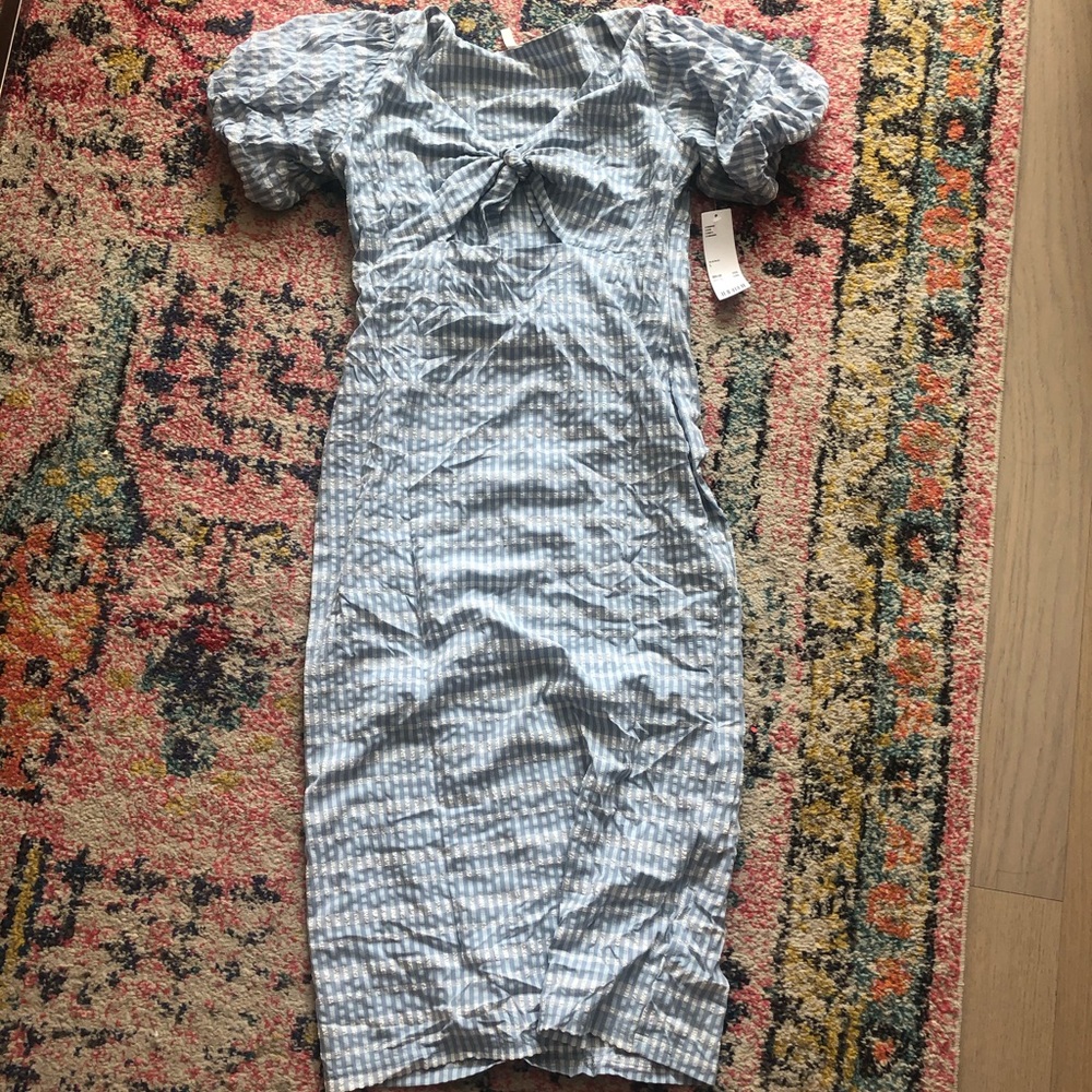 NWT Urban Outfitters Gingham peekaboo dress